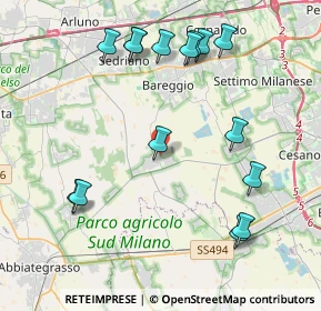 Mappa Via Lazzati, 20080 Cisliano MI, Italia (4.562)