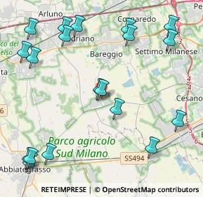Mappa Via Lazzati, 20080 Cisliano MI, Italia (5.40263)