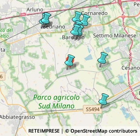 Mappa Via Lazzati, 20080 Cisliano MI, Italia (4.02091)