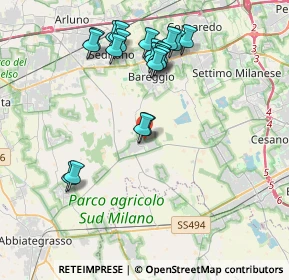 Mappa Via Lazzati, 20080 Cisliano MI, Italia (3.975)