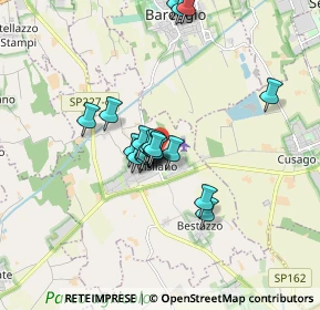 Mappa Via Lazzati, 20080 Cisliano MI, Italia (1.302)