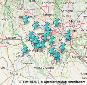 Mappa Via Lazzati, 20080 Cisliano MI, Italia (10.6745)