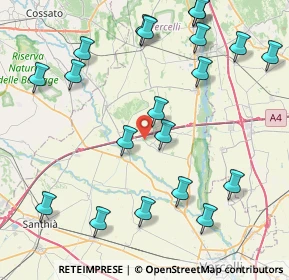 Mappa Località monformoso, 13030 Villarboit VC, Italia (9.9245)