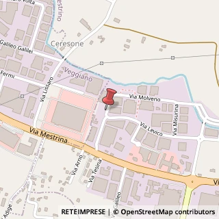 Mappa Via Caldonazzo, 6, 35035 Mestrino, Padova (Veneto)