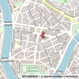 Mappa Via 4 Novembre, 25/D, 37126 Verona, Verona (Veneto)