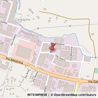 Mappa Via Levico, 18, 35035 Mestrino, Padova (Veneto)