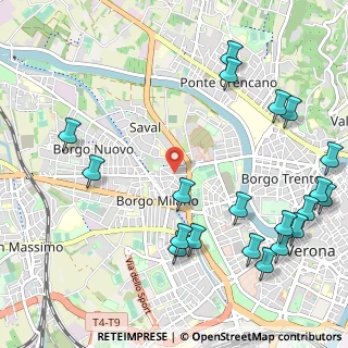 Mappa Via da Mosto, 37138 Verona VR, Italia (1.3955)
