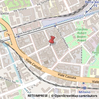 Mappa Via Eugenio Villoresi, 18, 20143 Milano, Milano (Lombardia)