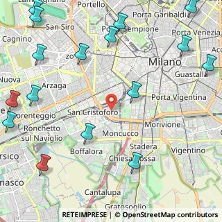 Mappa Via Eugenio Villoresi, 20143 Milano MI, Italia (3.23938)