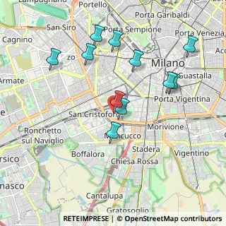 Mappa Via Villoresi, 20143 Milano MI, Italia (1.90455)