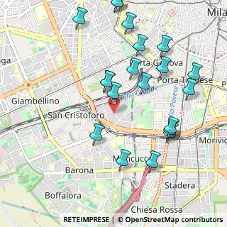 Mappa Via Eugenio Villoresi, 20143 Milano MI, Italia (1.1245)