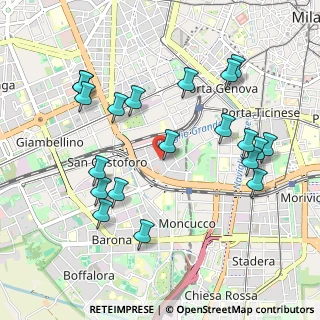 Mappa Via Eugenio Villoresi, 20143 Milano MI, Italia (1.073)
