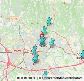 Mappa Lungadige Matteotti, 37121 Verona VR, Italia (3.98364)
