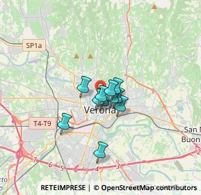 Mappa Lungadige Matteotti, 37121 Verona VR, Italia (1.80091)