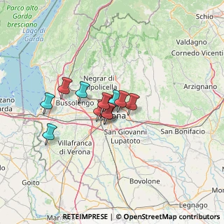 Mappa Via Prato Santo, 37121 Verona VR, Italia (8.69545)