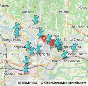 Mappa Lungadige Matteotti, 37121 Verona VR, Italia (1.75188)