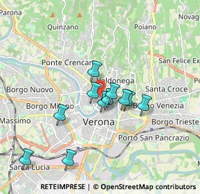 Mappa Lungadige Matteotti, 37121 Verona VR, Italia (1.44818)