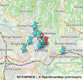 Mappa Lungadige Matteotti, 37121 Verona VR, Italia (1.07636)
