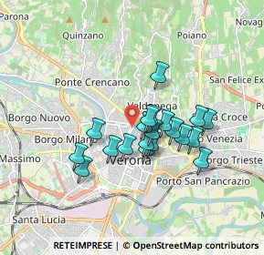 Mappa Lungadige Matteotti, 37121 Verona VR, Italia (1.32)
