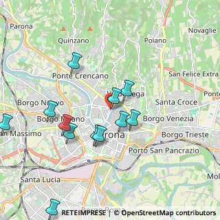 Mappa Via Prato Santo, 37121 Verona VR, Italia (2.0025)