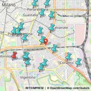 Mappa Piazzale Lodi, 20137 Milano MI, Italia (1.2285)