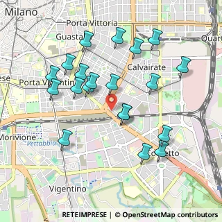 Mappa Via Sannio, 20137 Milano MI, Italia (0.9665)