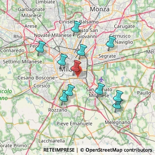 Mappa Via Sannio, 20137 Milano MI, Italia (7.09273)