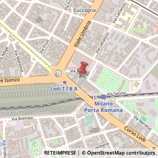 Mappa Via Sannio, 4, 20137 Milano, Milano (Lombardia)