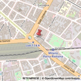 Mappa Via Sannio, 2, 20137 Milano, Milano (Lombardia)
