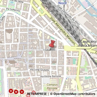 Mappa Corso cavallotti felice 40, 28100 Novara, Novara (Piemonte)