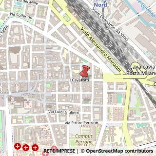 Mappa Corso Felice Cavallotti, 24, 28100 Novara, Novara (Piemonte)