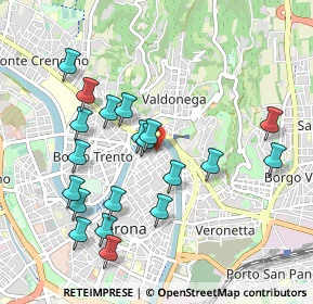 Mappa Vicolo Accoliti, 37121 Verona VR, Italia (0.983)
