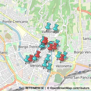 Mappa Vicolo Accoliti, 37121 Verona VR, Italia (0.7205)
