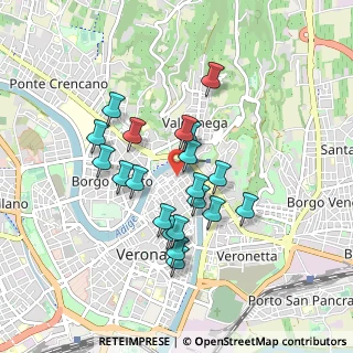 Mappa Via Pietà Vecchia, 37121 Verona VR, Italia (0.748)