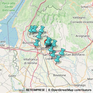 Mappa Vicolo Accoliti, 37121 Verona VR, Italia (7.63357)