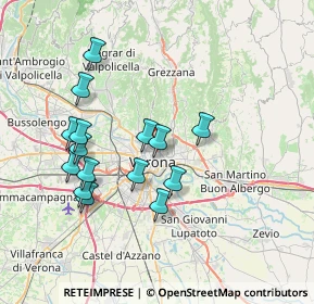 Mappa Via Pietà Vecchia, 37121 Verona VR, Italia (6.98267)