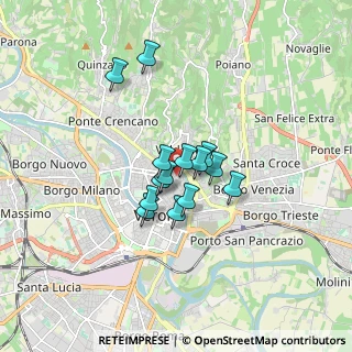 Mappa Via Pietà Vecchia, 37121 Verona VR, Italia (1.11214)