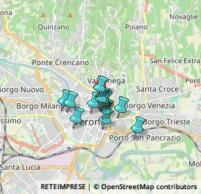Mappa Vicolo Accoliti, 37121 Verona VR, Italia (0.93714)