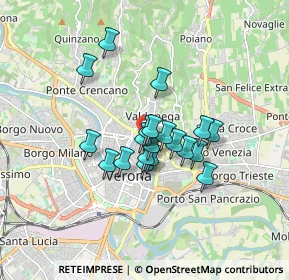 Mappa Via Pietà Vecchia, 37121 Verona VR, Italia (1.1955)