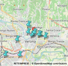 Mappa Via Pietà Vecchia, 37121 Verona VR, Italia (1.49091)