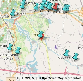 Mappa Torre Balfredo, 10015 Ivrea TO, Italia (2.885)