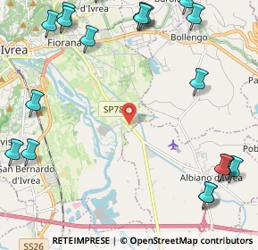 Mappa Torre Balfredo, 10015 Ivrea TO, Italia (3.2525)