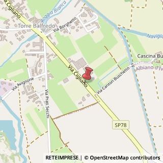 Mappa Via Cigliano, 61, 10015 Ivrea, Torino (Piemonte)