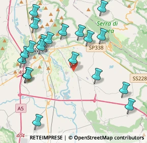 Mappa Torre Balfredo, 10015 Ivrea TO, Italia (4.743)