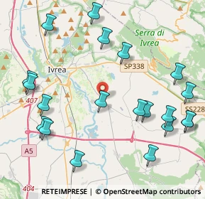 Mappa Torre Balfredo, 10015 Ivrea TO, Italia (5.0985)