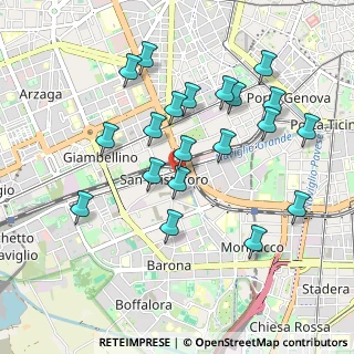 Mappa Via Andrea Ponti, 20143 Milano MI, Italia (0.952)