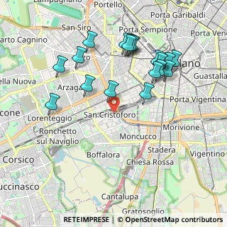 Mappa Via Andrea Ponti, 20143 Milano MI, Italia (2.058)