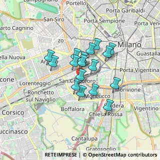 Mappa Via Andrea Ponti, 20143 Milano MI, Italia (1.19944)