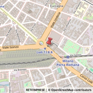 Mappa Corso Lodi, 45, 20139 Milano, Milano (Lombardia)