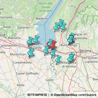 Mappa Via Vespucci, 37019 Peschiera del Garda VR, Italia (11.7305)